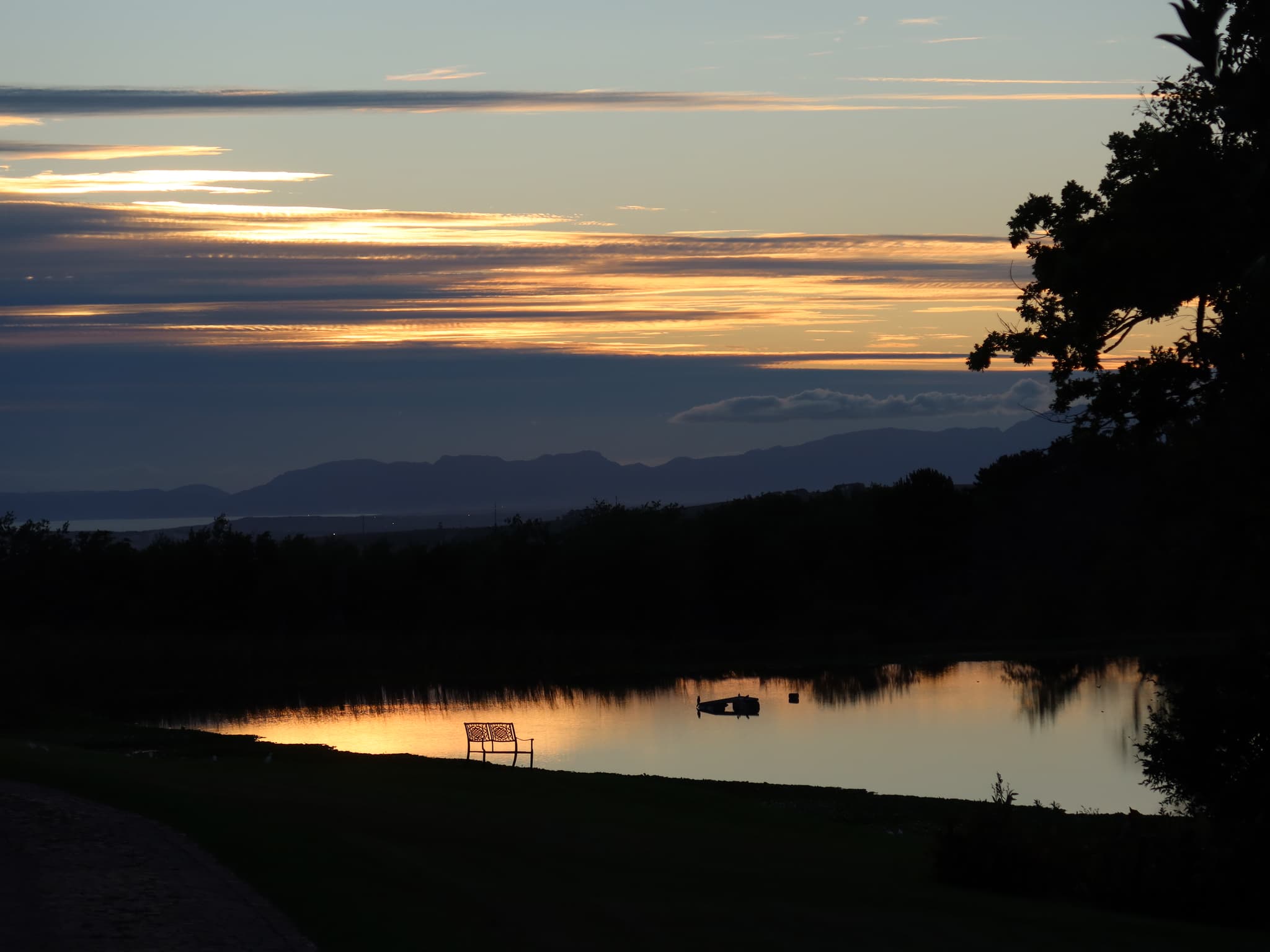 Sunset lake